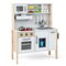 Costway Kids Kitchen Playset Wooden Pretend Play Chef Toy w/ Microwave & Accessories